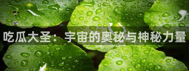 51cgfun吃瓜网 必看大瓜:吃瓜大圣:宇宙的奥秘与神秘力量