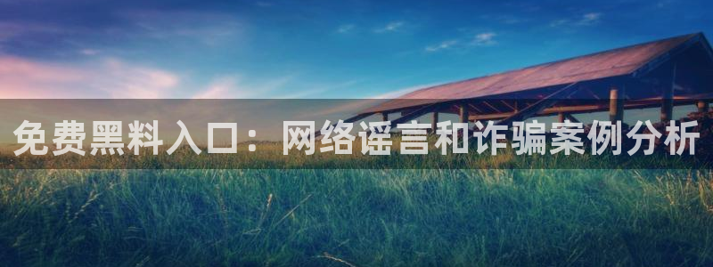 51吃瓜 张津瑜:免费黑料入口:网络谣言和诈骗案例分析