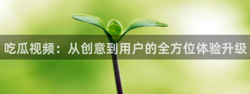 51今日吃瓜热门大瓜入口:吃瓜视频:从创意到用户的全方位体验升级